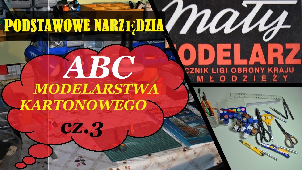 ABC MODELARSTWA KARTONOWEGO Porady dla początkujących cz 3 Narzędzia/ modelarstwo kartonowe poradnik