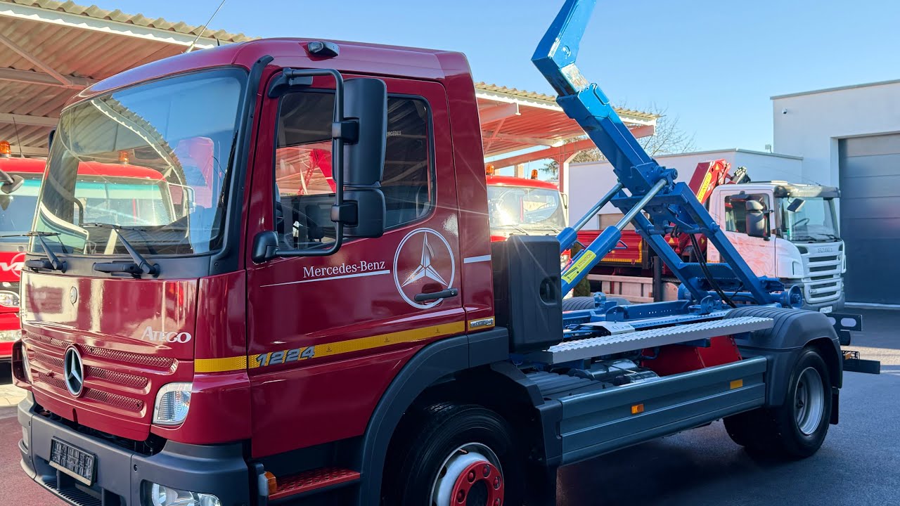 Mercedes-Benz Atego 1224 hákový nosič kontajnerov / container hooklift