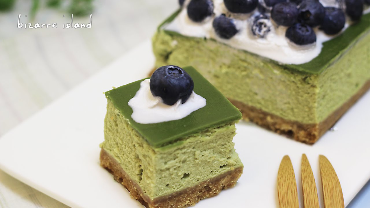Matcha Green Tea Cheesecake Recipe 🍵 | d for delicious