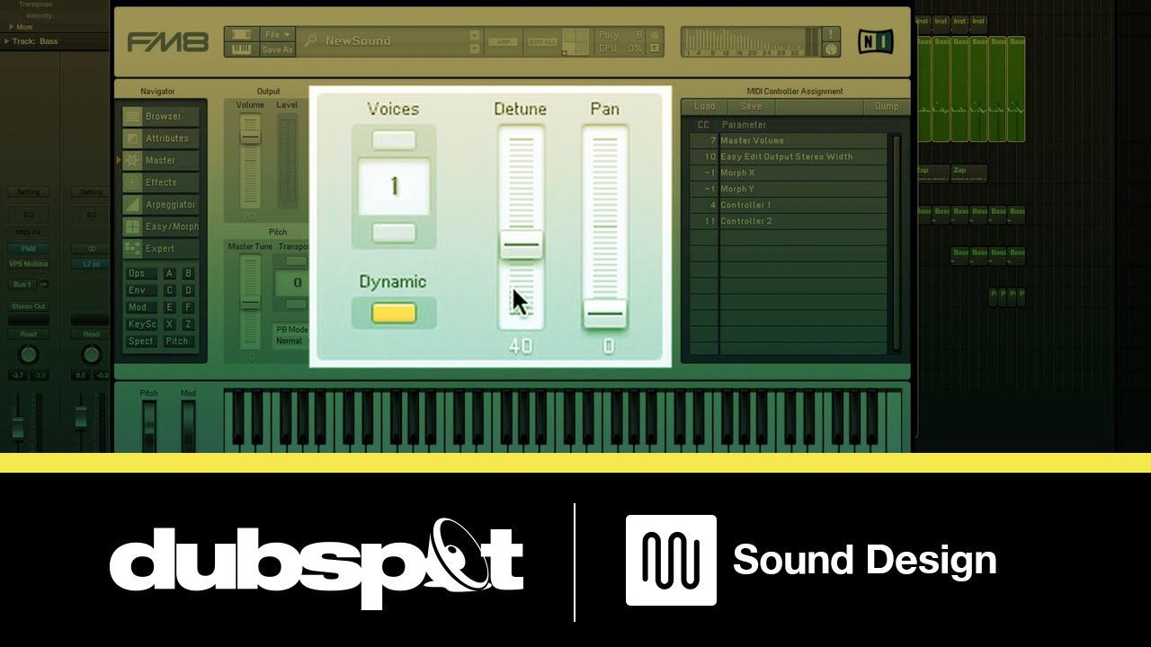 Sound Design Tutorial: Frequency Modulation Synthesis Using Native Instruments FM8