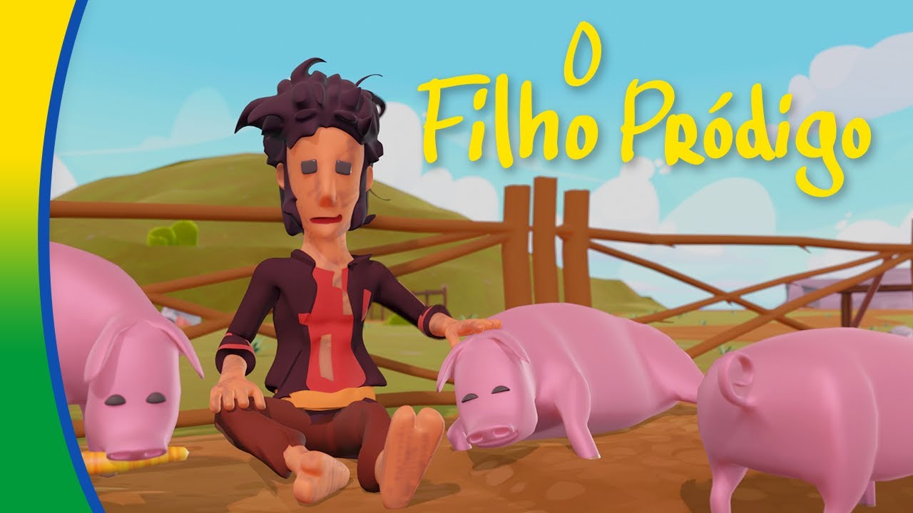 O Filho Pr&oacute;digo 🐷 Bibtoons BRA! Hist&oacute;rias B&iacute;blicas Animadas em Portugu&ecirc;s