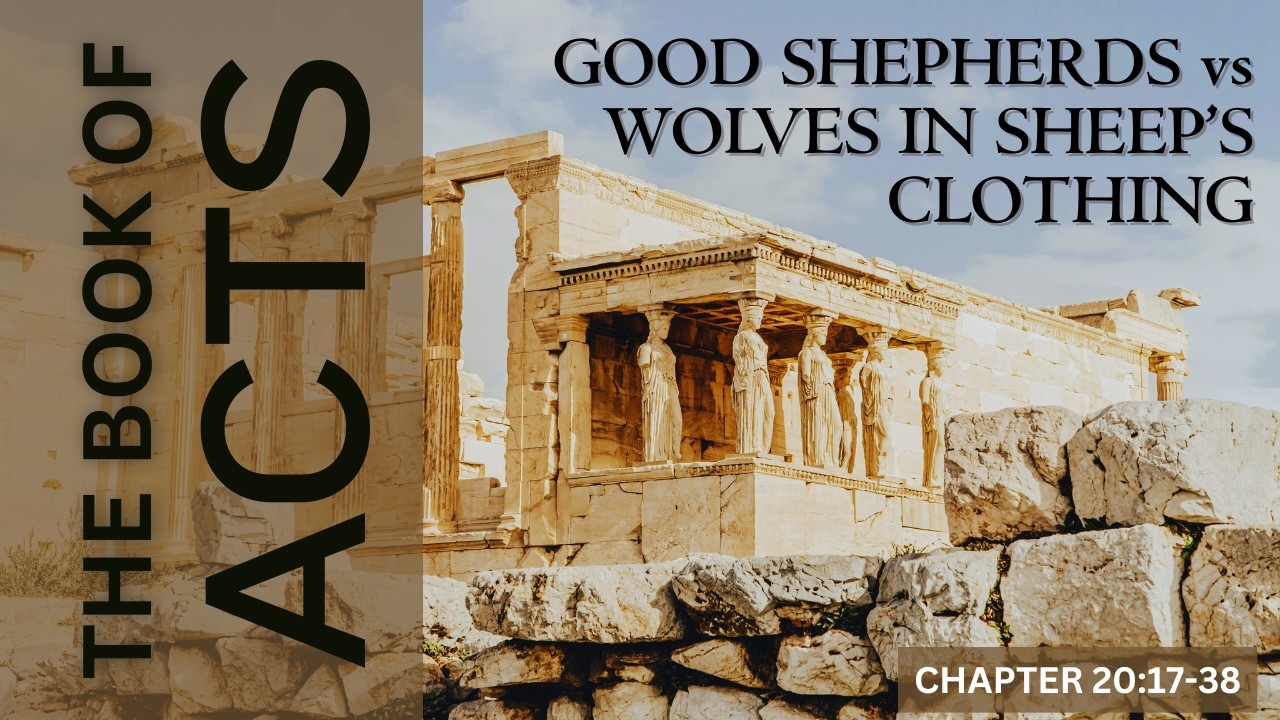 Good Shepherds vs Wolves in Sheep's Clothing  - Acts 20   01 11 2026 - Pastor Ed Hickey