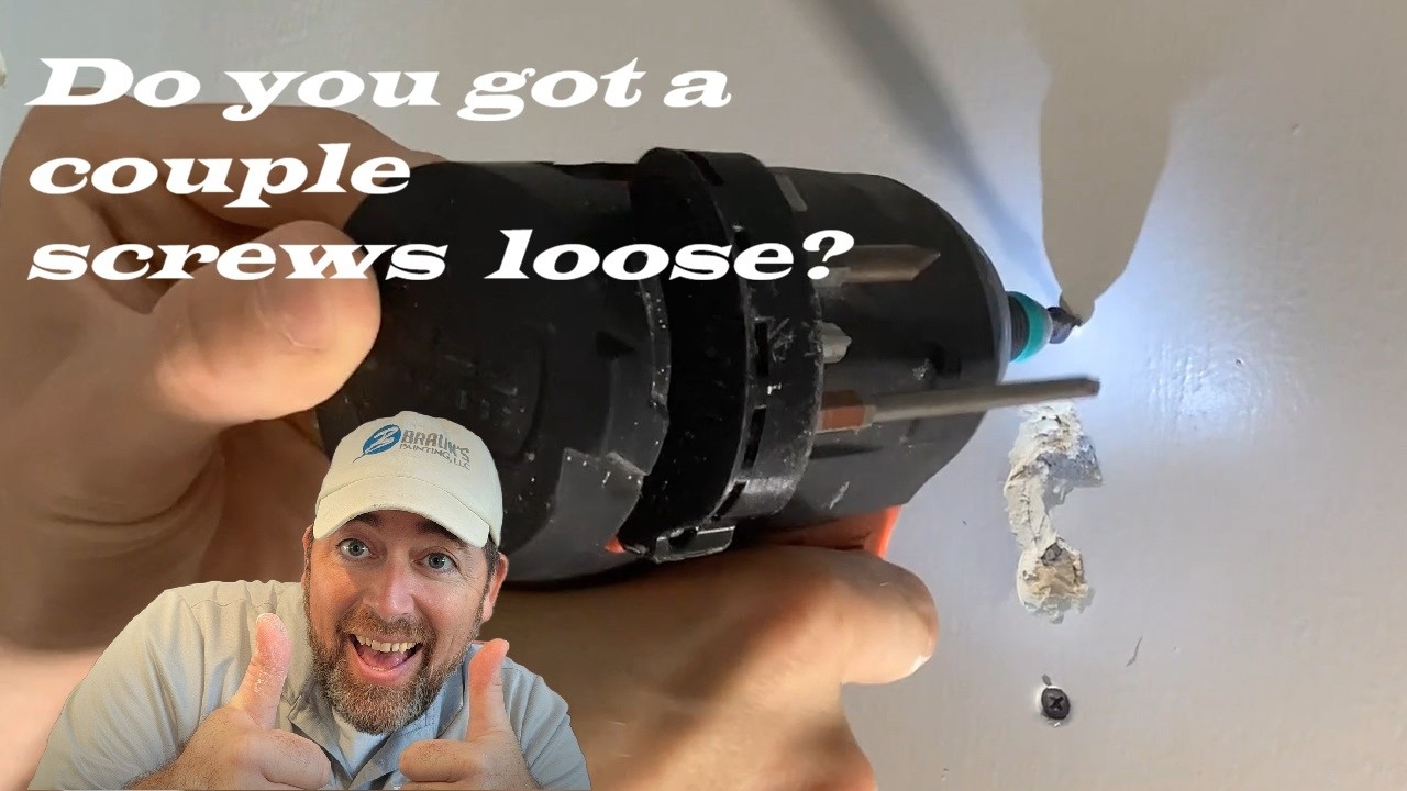 How To Repair A Screw Pop In Drywall