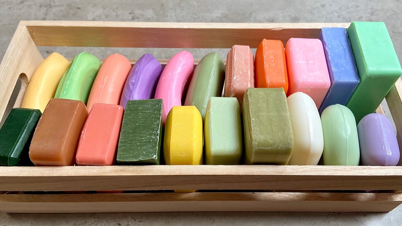Entspannung ASMR soap cutting АСМР мыло Резка мыла