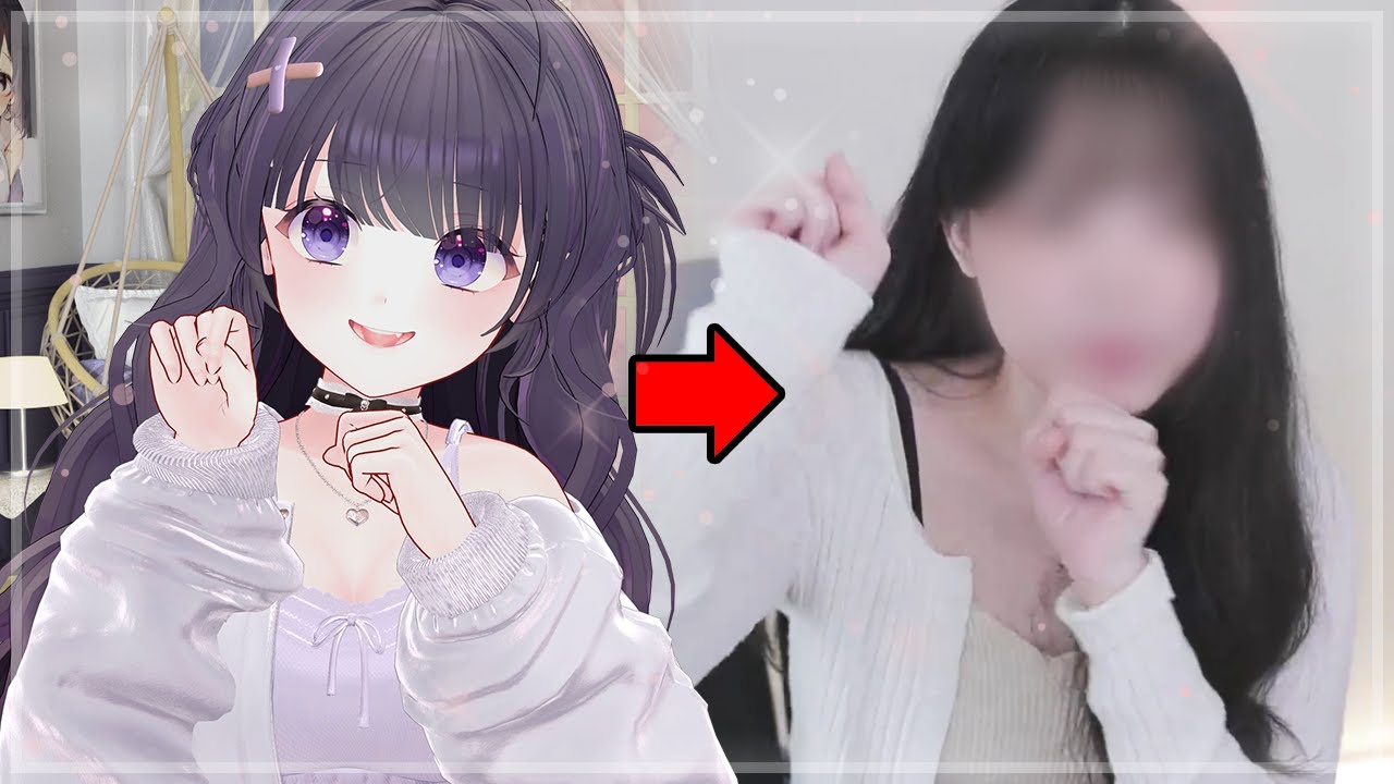 여캠 세팅으로 변신한 버튜버.. (빨간약 주의)