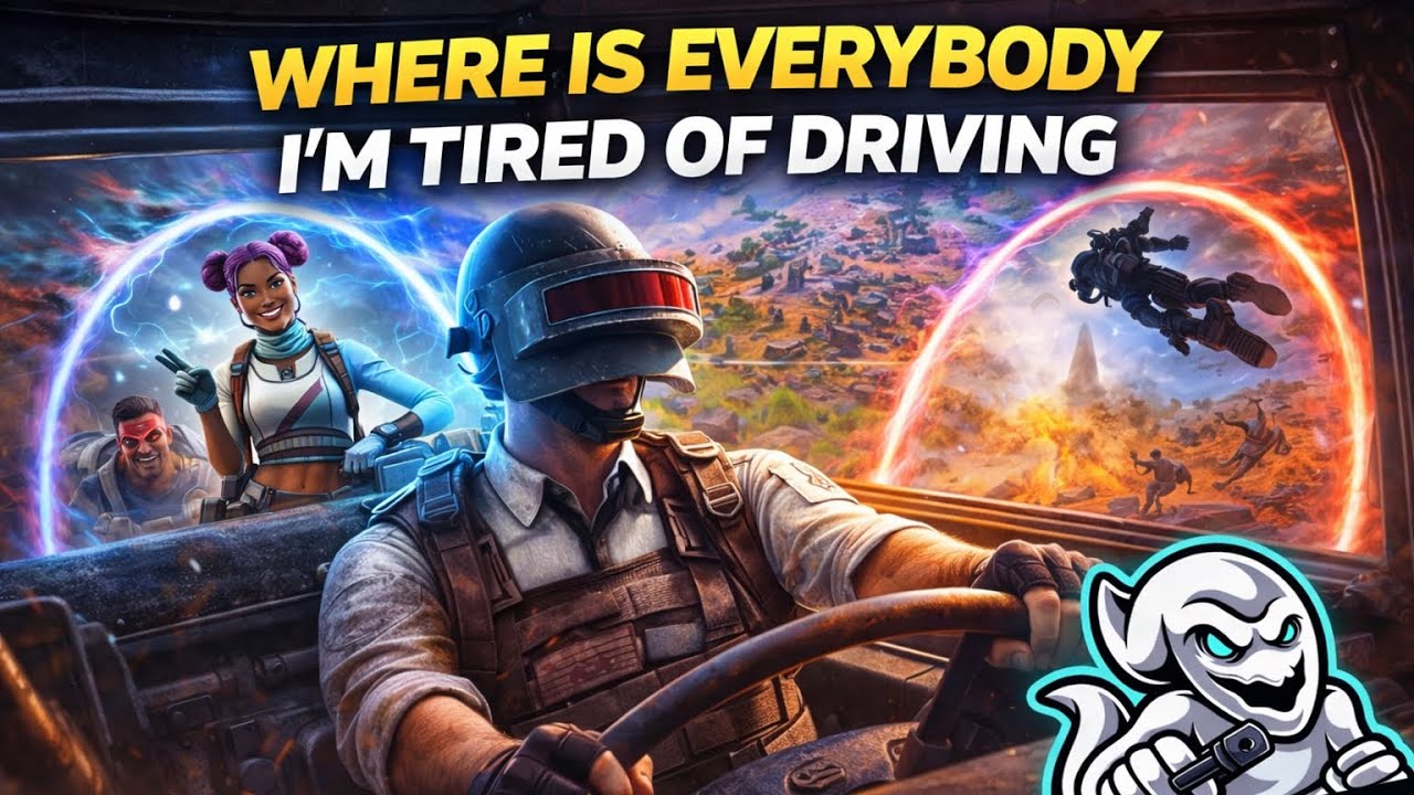 WHAT IS THIS HAD ME DRIVING FOR ALMOST 30 MINUTES IN PUBG: (ALMOST CRASHED OUT)