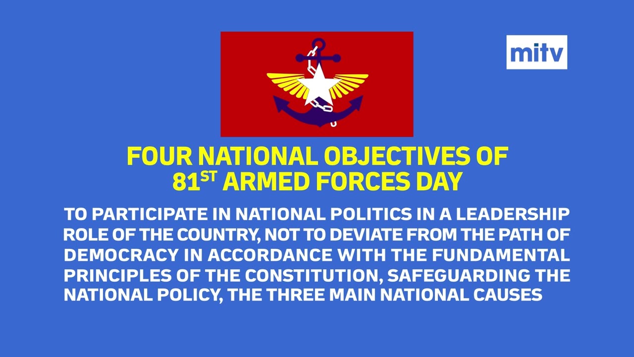 MITV: Four National Objectives of 81st Armed Forces Day