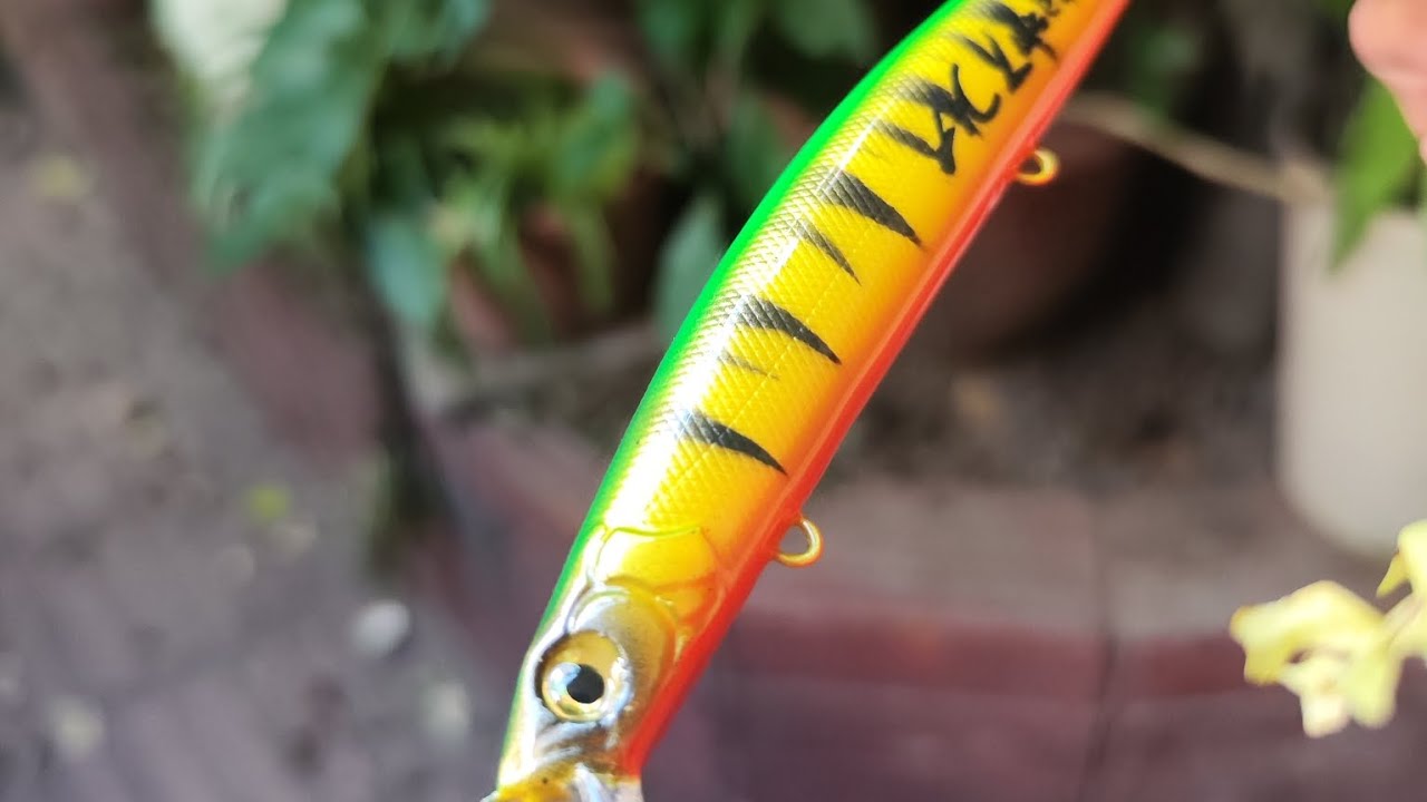 How to paint a lure in fire tiger finish.