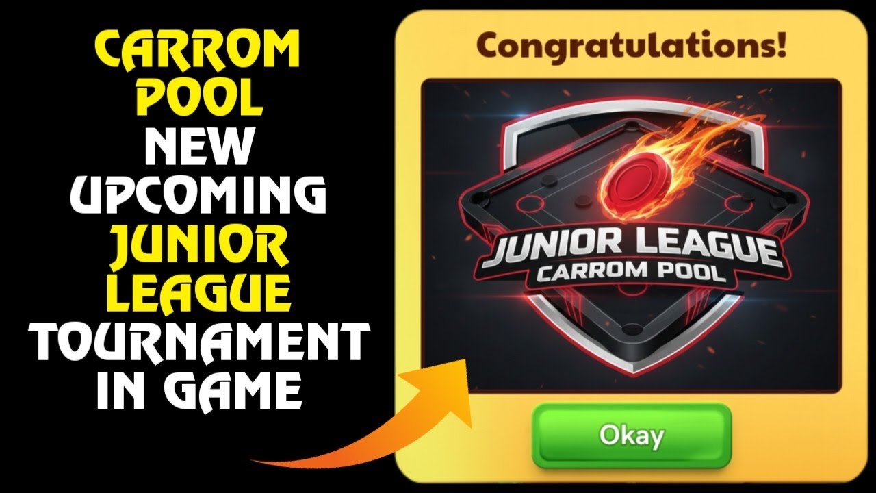 Carrom Pool New Upcoming Junior League | Get Ready For it🤩 Jamot Gaming 