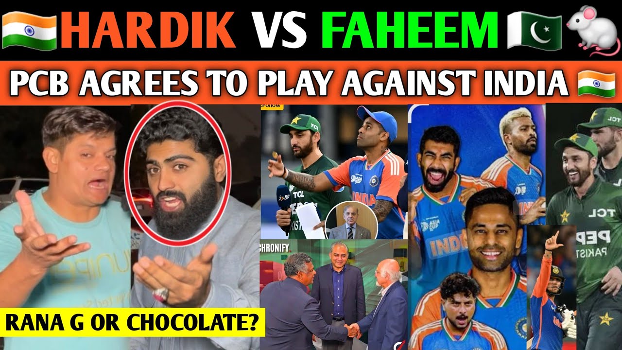 IND VS PAK IS HAPPENING ACCORDING TO  SCHEDULE | PANDYA VS FAHEEM | WHICH PLAYER IS BETTER?