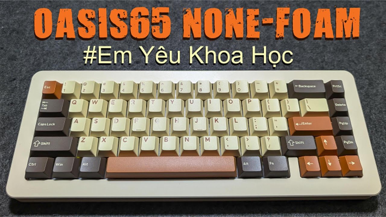 Keycap Cỏ Đại Chiến || Keycap Ghost Judges có NGON không mà HOT thế ? Test OASIS65 None-Foam