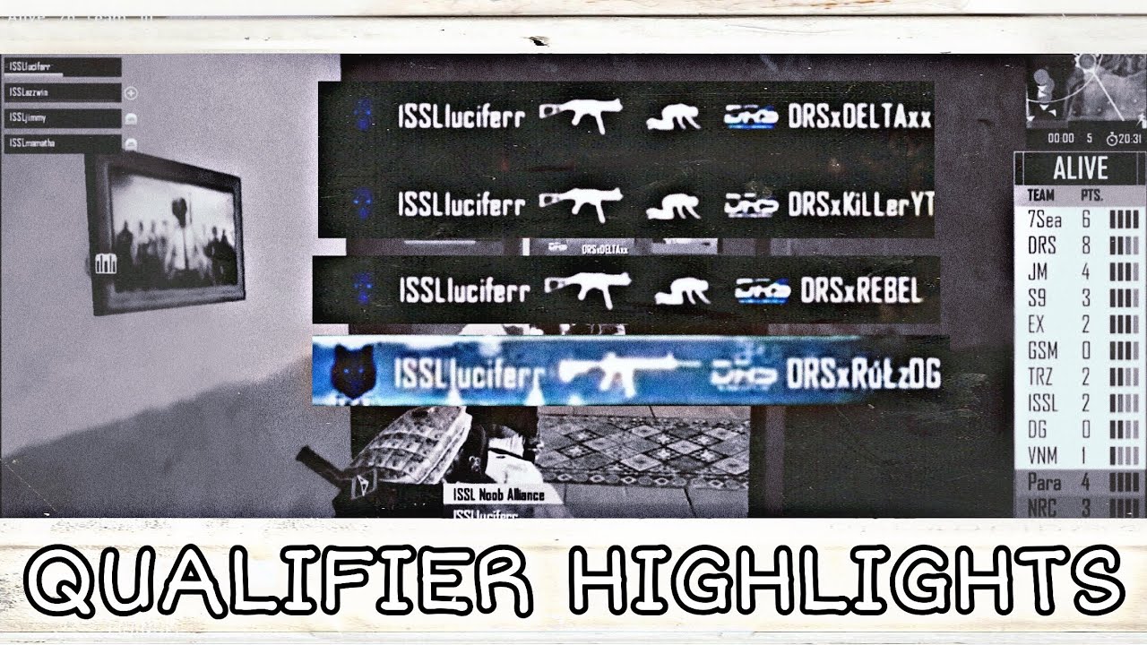 1 VS 4 DRS GAMING🇳🇵| QUALIFIER HIGHLIGHTS | TEAM ISSL🇱🇰