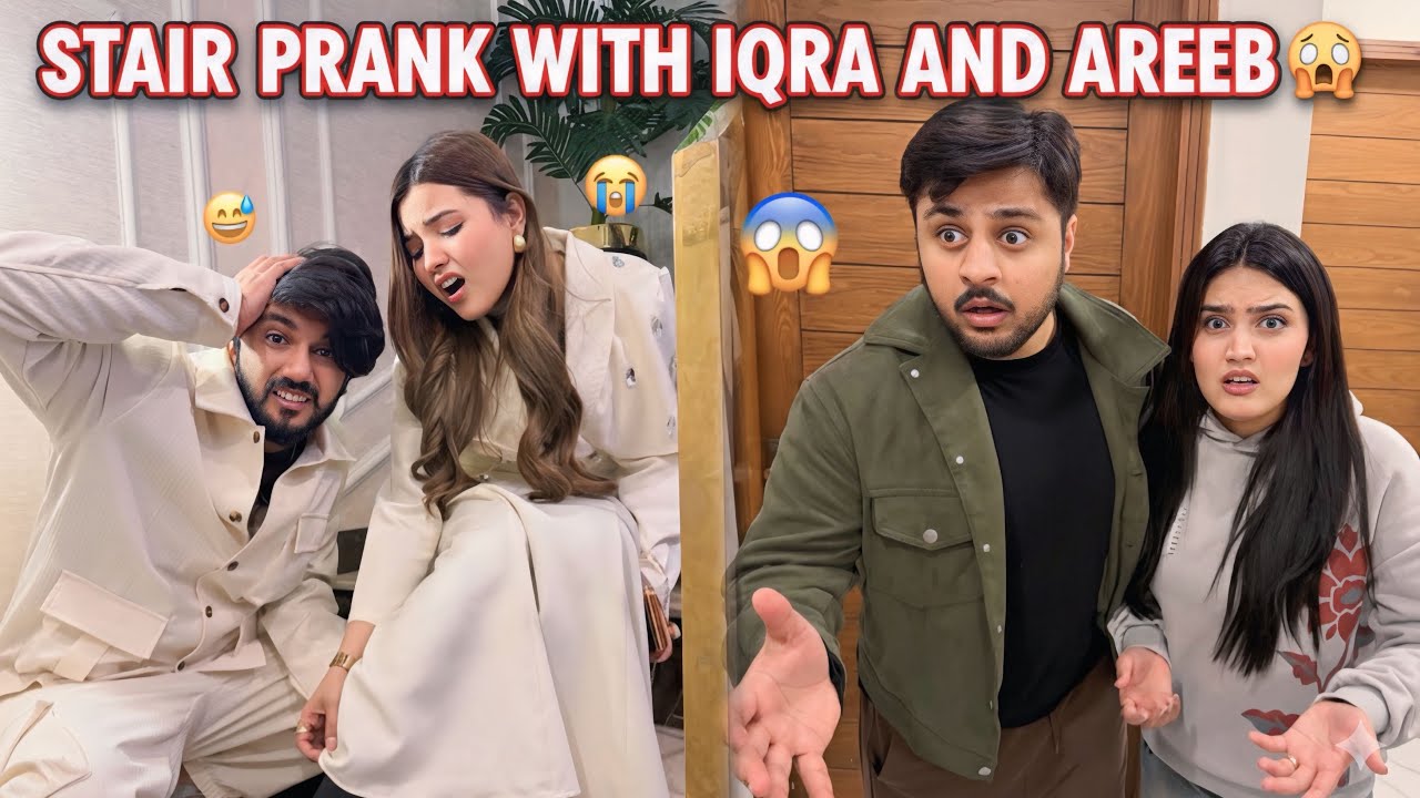Rabeeca Stairs Sy Gir Gyi 😱🥺 | Iqra Areeb Huwey Pareshan 😫😅 | @hussain.tareen |