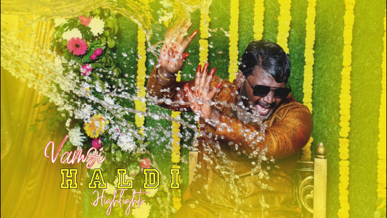 Groom Haldi Highlights | VamsiWedsTripura