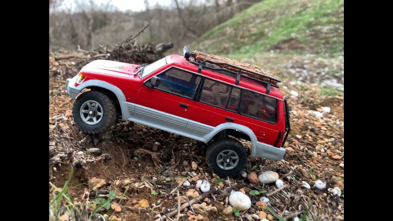 Hard off-road with amazing micro rc crawler. Orlandoo Hunter, Mitsubishi Pajero 1/32. Rc adventures