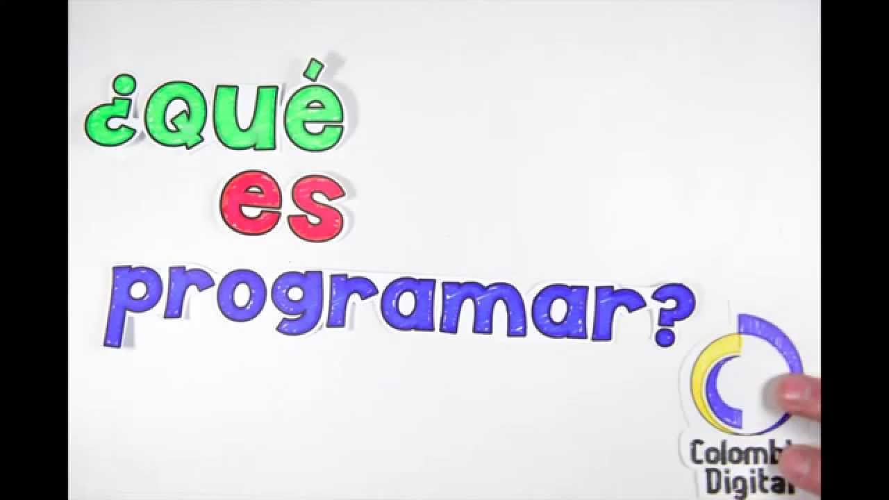 &iquest;Qu&eacute; es programar?