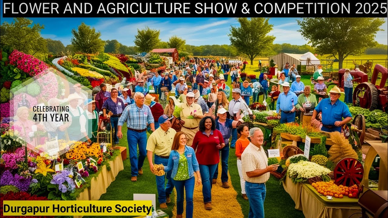 Flower & Agriculture Show & Competition 2025 | Durgapur Horticulture Society | 10th To 13th January