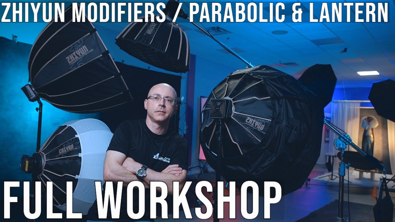 Zhiyun Modifiers | Parabolic & Lantern Softboxes | EVERYTHING About Modifiers! 90D 60D 85D 65D
