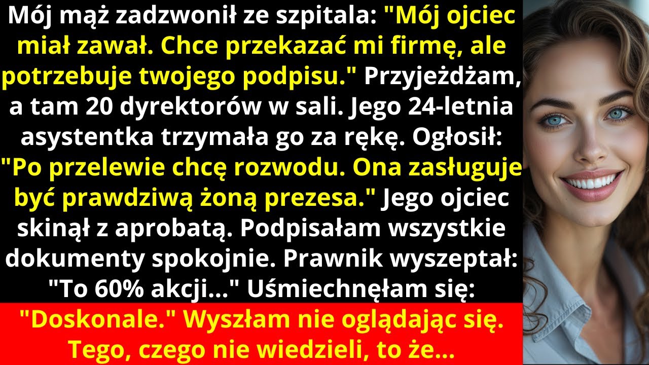 Mój mąż zadzwonił ze szpitala: 