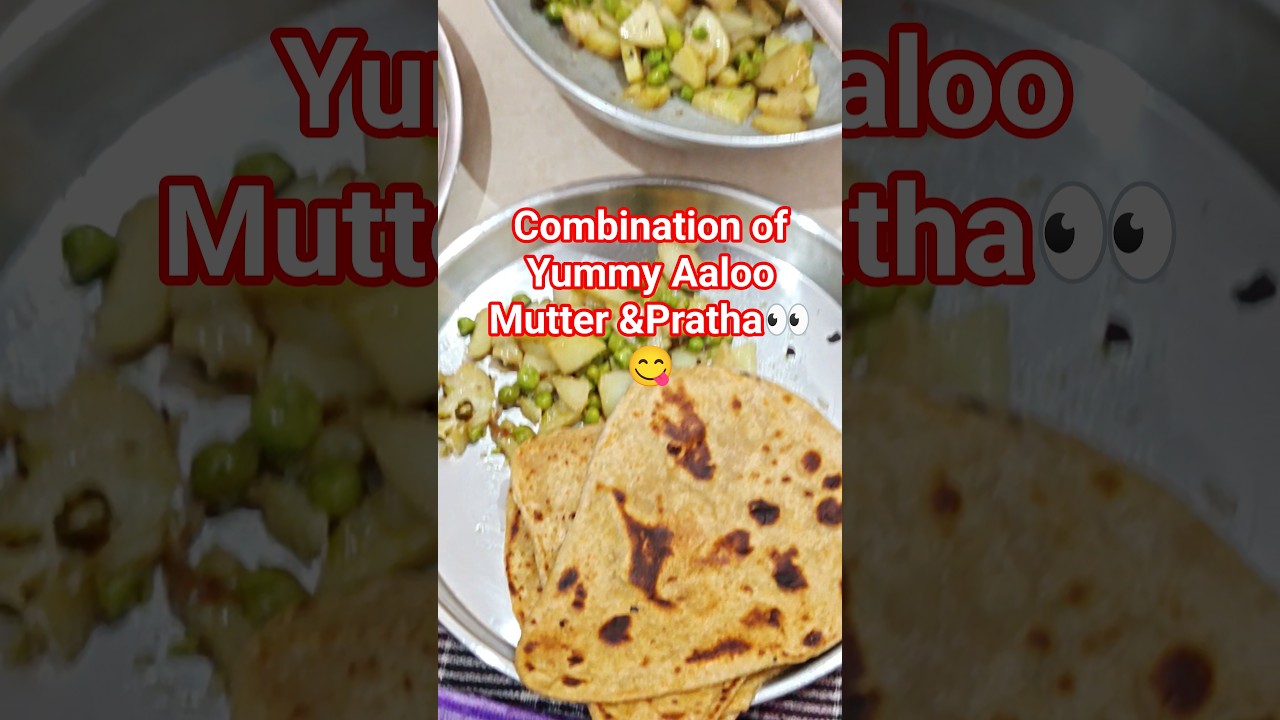 Aalooo Mutter & Pratha||Winter ☃️||Yummy Food||