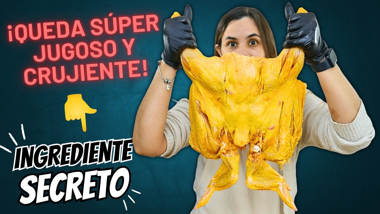 El Pollo al Horno más Crujiente y Jugoso que Probarás: ¡con un Secreto Único!