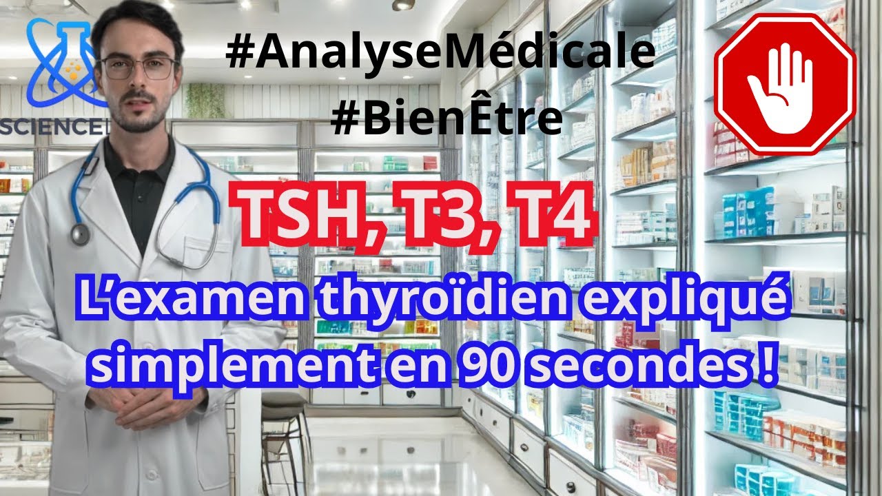 TSH, T3, T4 : L’examen thyroïdien expliqué simplement en 90 secondes !