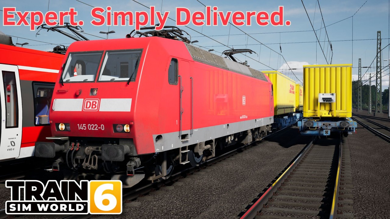 Expert. Simply Delivered. - Bahnstrecke Leipzig - Dresden - BR 145 - Train Sim World 6