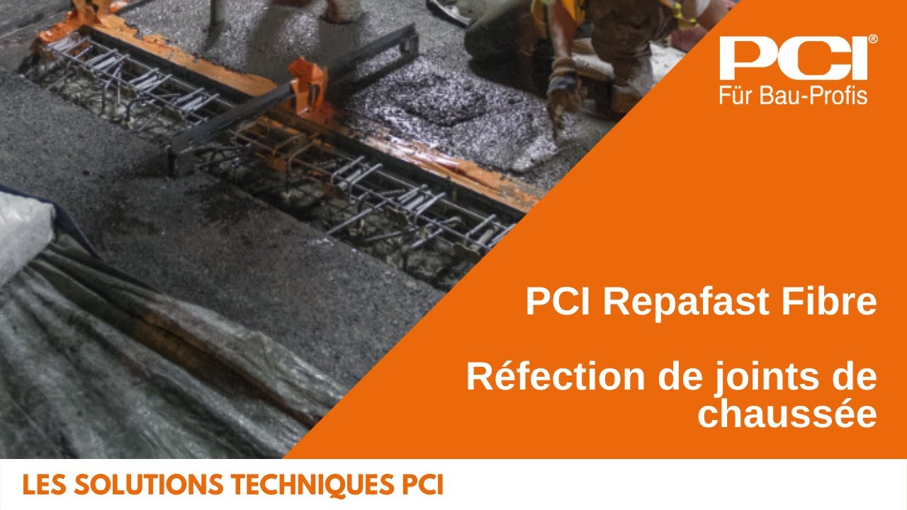 Réparation de joints de chaussée avec PCI Repafast