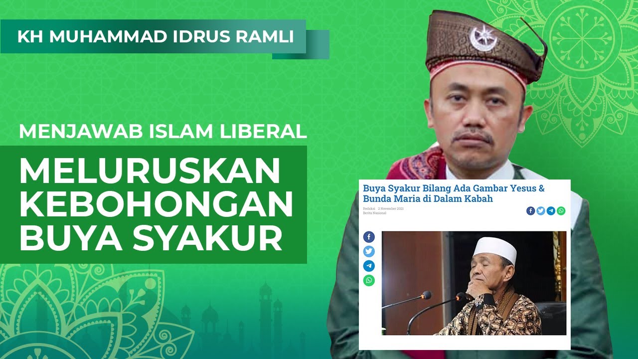 Meluruskan Kebohongan Buya Syakur ⁉️ Menjawab Islam Liberal