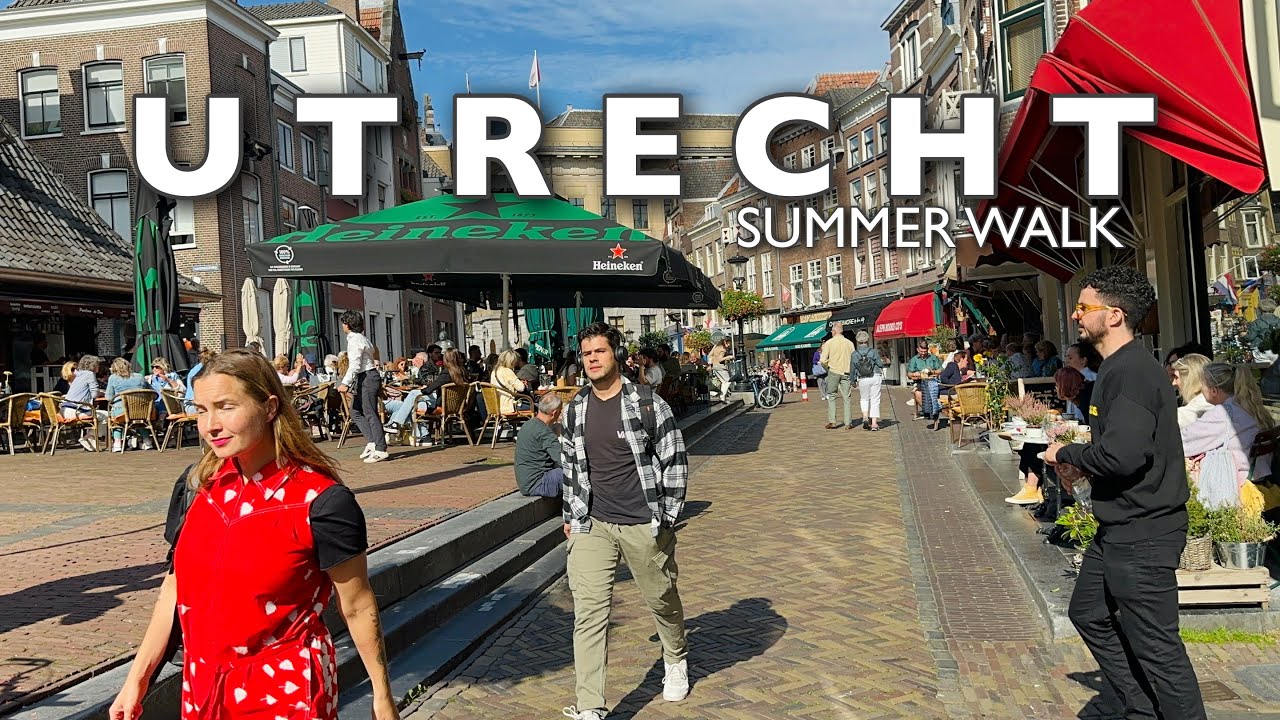 Utrecht Central Summer Walking Tour | Stroll Around In Utrecht with Me | 2023