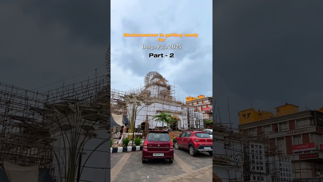 Durga Puja preparation in Bhubaneswar Part - 2 