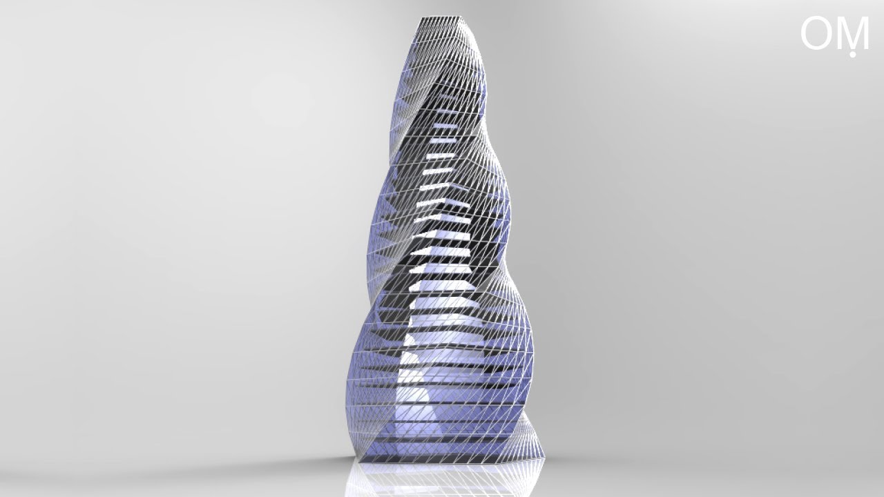 grasshopper twisting tower tutorial
