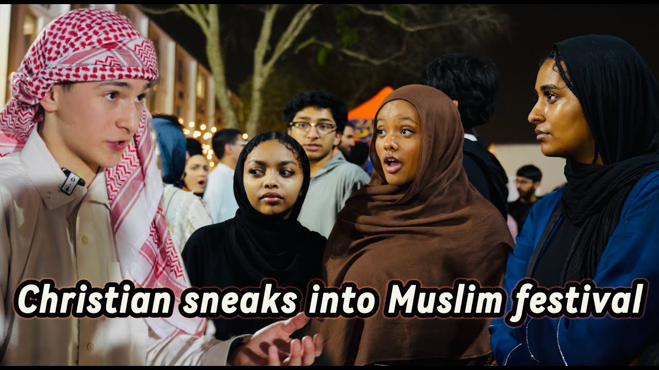 Christian sneaks into a Muslim festival!