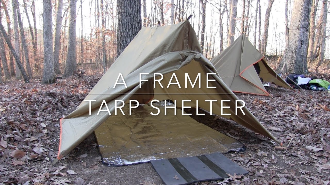 A Frame Tarp Shelter