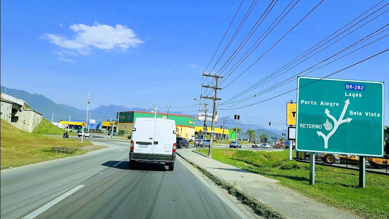 Br 101. sul.  até Santo Amaro da Imperatriz SC