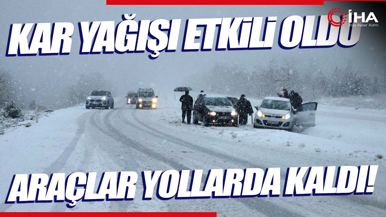 Karabük'te Yoğun Kar Yağışı Etkili Oluyor