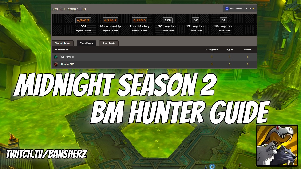 Midnight Season 2 BM Hunter Guide Talents & Rotation
