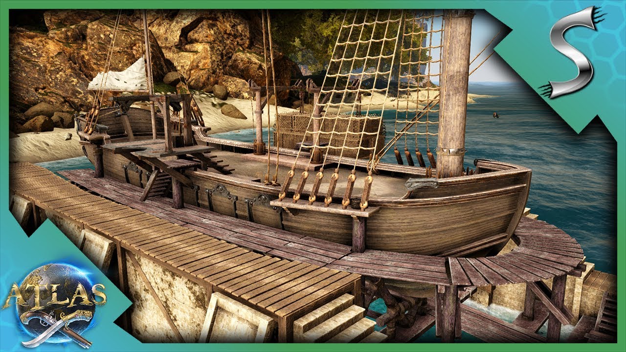 WE MADE A SHIP BUT ITS BROKEN! EXPLORING UNCHARTED ISLANDS FOR TREASURE MAPS - Atlas Adventures [E3]