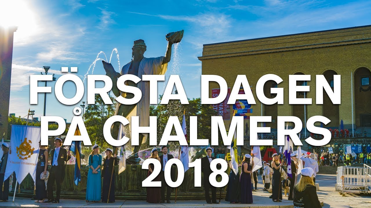 Första dagen på Chalmers 2018