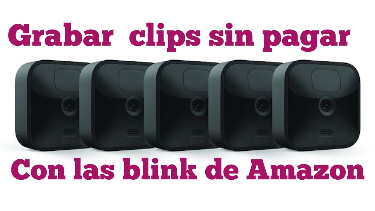 almacenamiento camaras blink en una USB y no pagar una mensualidad