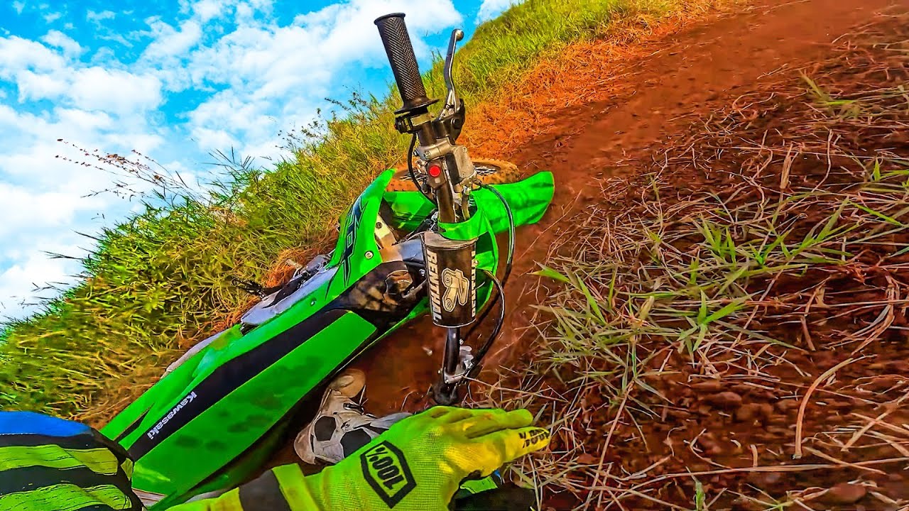 FUI CONHECER UMA PISTA NOVA DE MOTOCROSS E DEU RUIM