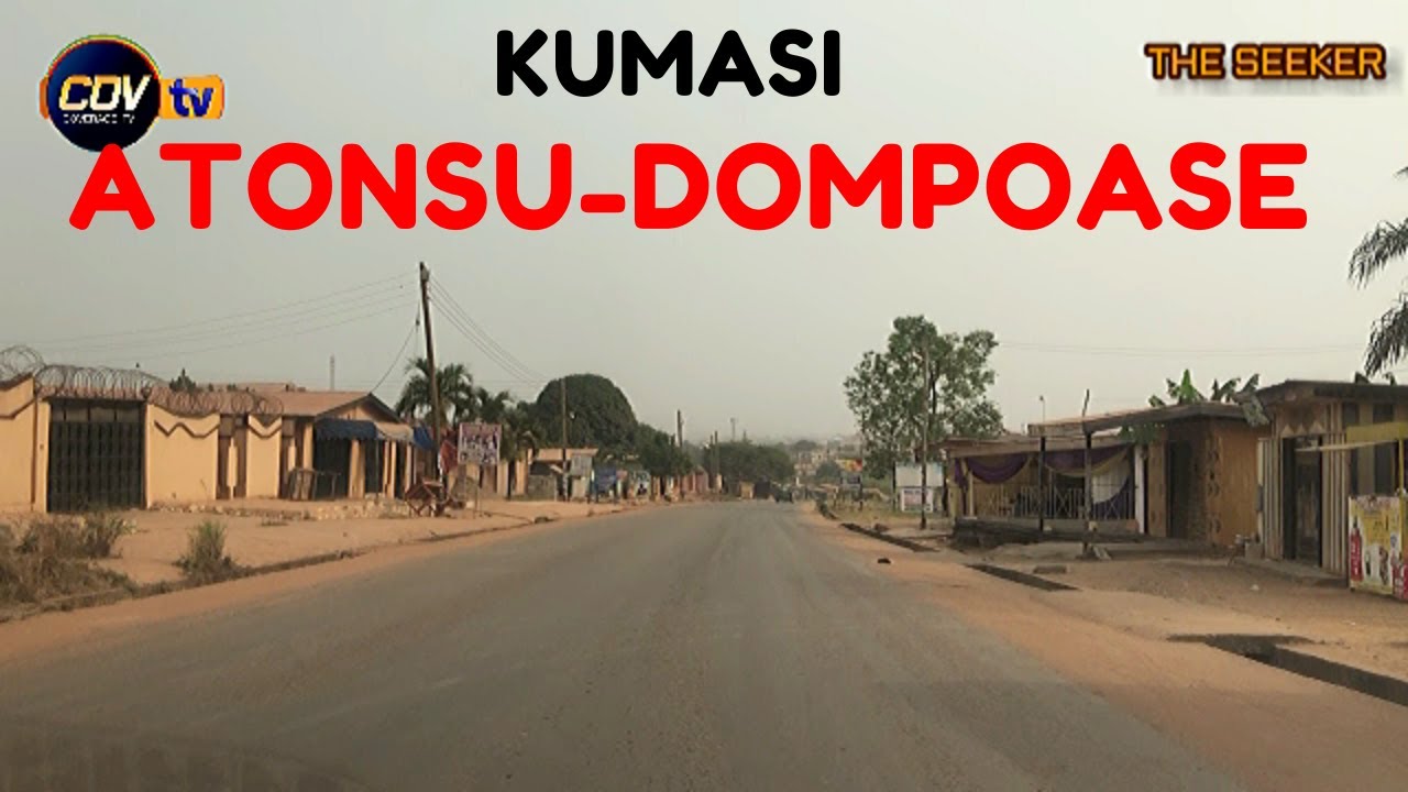 Atonsu - Dompoase Drive in Kumasi, Ghana: Enjoy the ride with the Seeker Ghana.