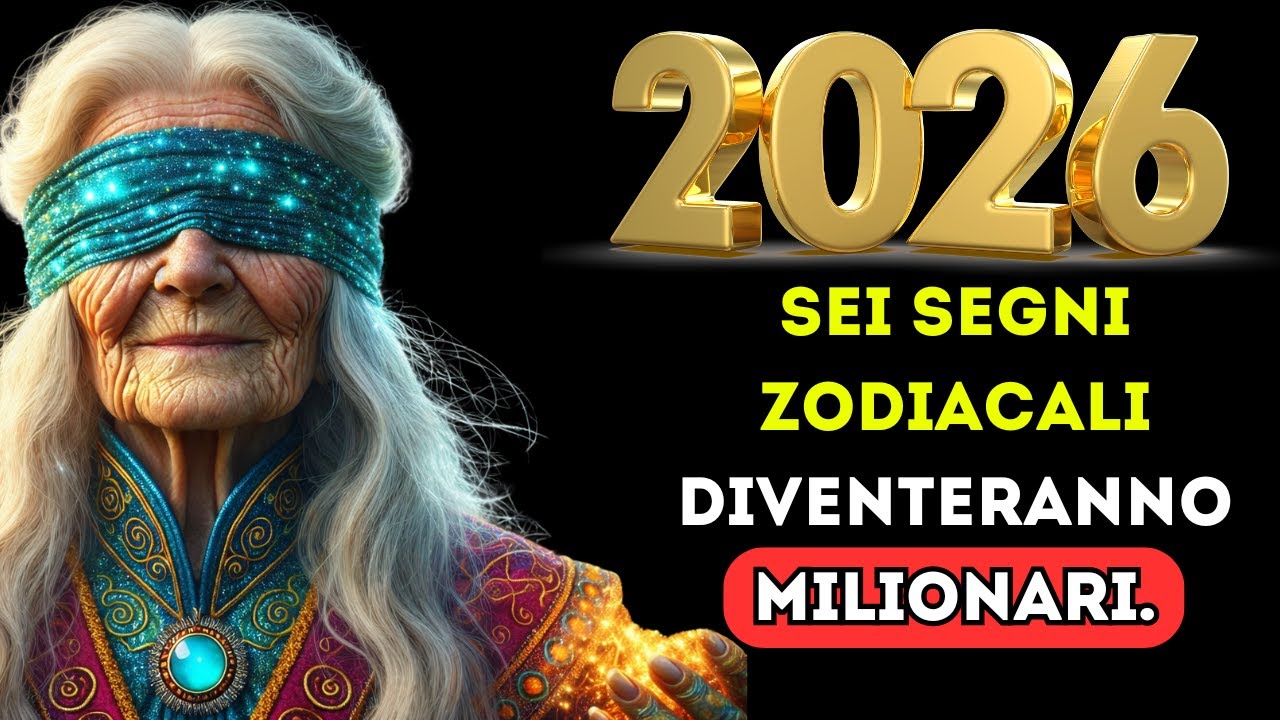 Baba Vanga ha previsto che nel 2026 sei segni zodiacali diventeranno milionari.