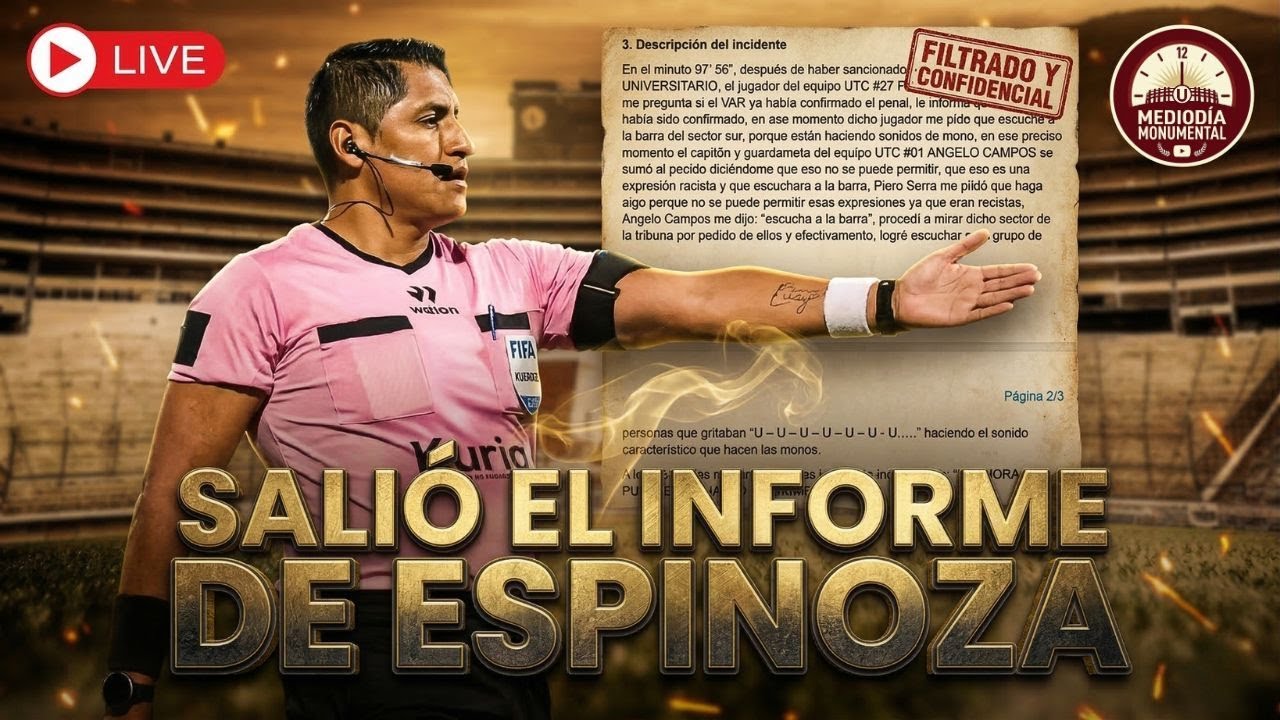🚨 ÚLTIMO MINUTO: ¡SALIÓ EL INFORME DE ESPINOZA! | MEDIODÍA MONUMENTAL