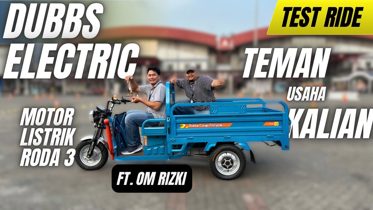 MOTOR LISTRIK RODA 3 UNTUK KEBUTUHAN USAHA KALIAN ! DUBBS ELECTRIC G-160