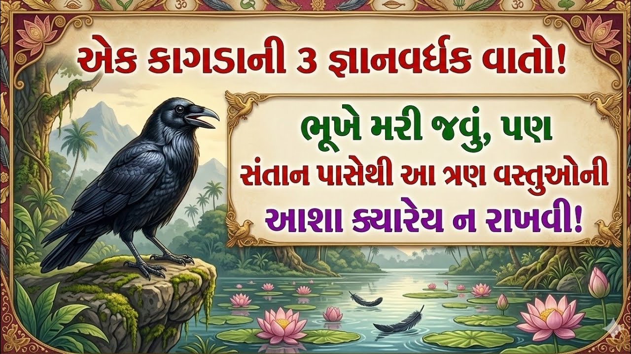એક કાગડાએ કહ્યું ઘડપણમાં સંતાન પાસેથી આ ત્રણ વસ્તુઓની આશા ક્યારેય ન રાખવી! | Heart Touching Story 