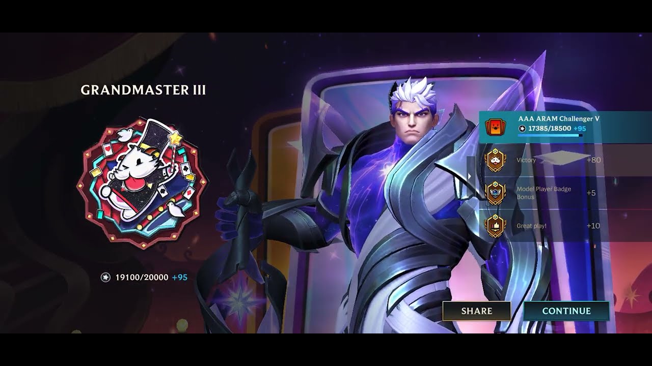 League of Legends: Wild Rift - Garen (Iconic) (AAA ARAM) (S Rank) (MVP) V