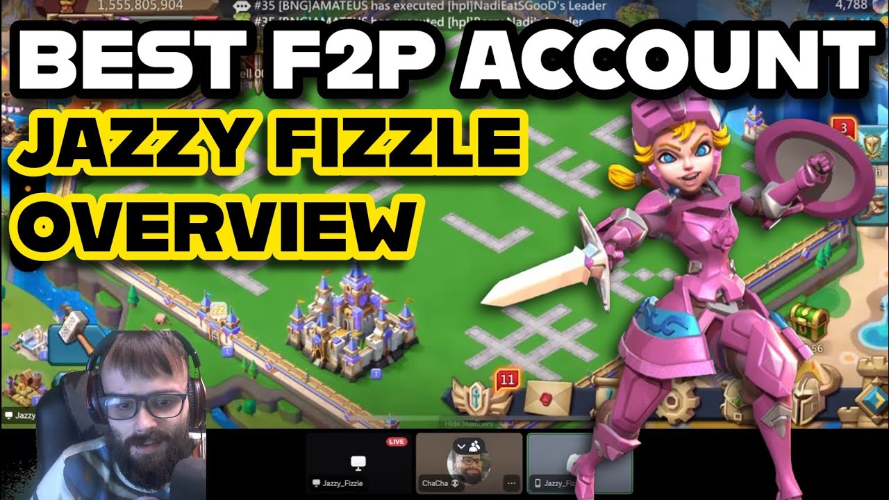 THE BEST F2P ACCOUNT IN LORDS MOBILE JAZZY FIZZLE - Lords Mobile