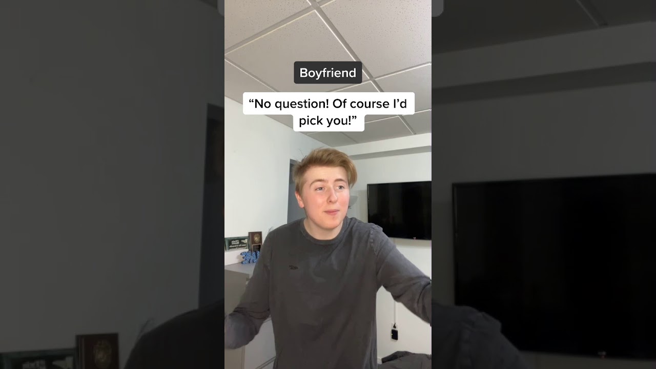 Girl Asks Her Boyfriend A Trick Question #Shorts