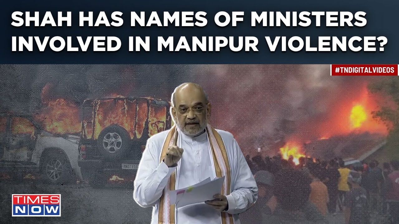 Amit Shah Makes Big Revelation On Manipur, Asks 'Should I Name Ministers Involved In Violence?'